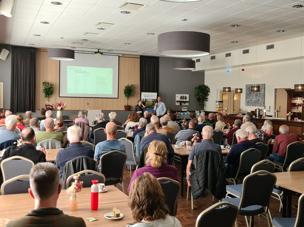 Zaal met deelnemers SLG coördinatorenbijeenkomst 2025