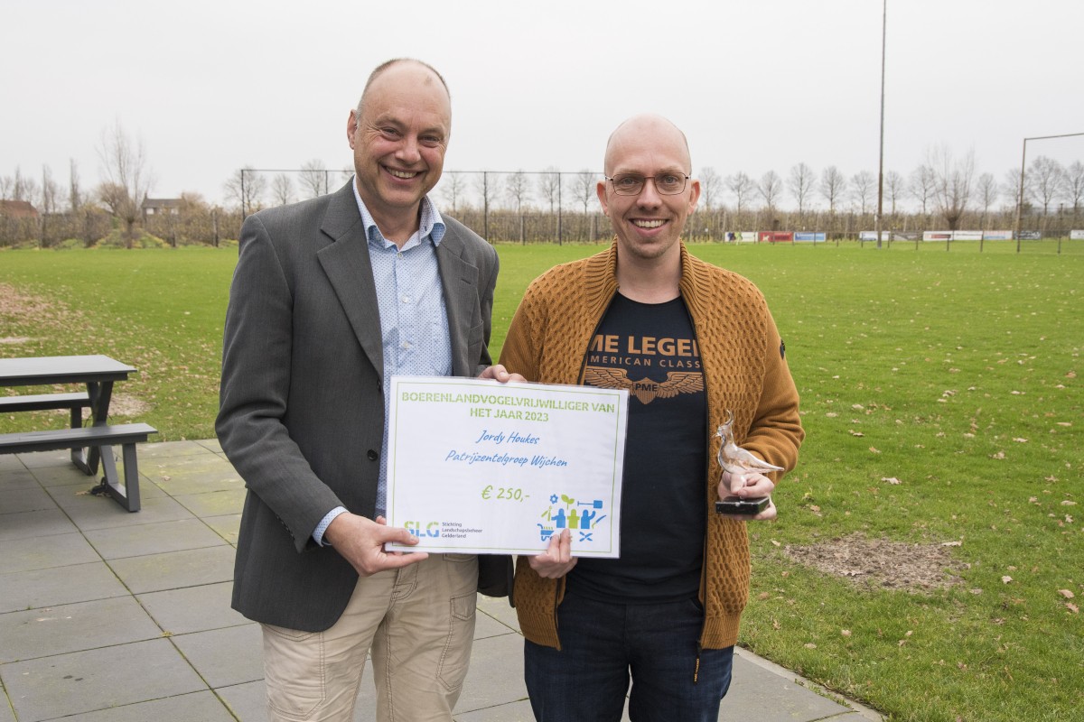 Jordy Houkes is Gelderse boerenlandvogelvrijwilliger
