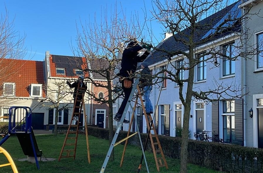 Werken op hoogte in Schuytgraaf